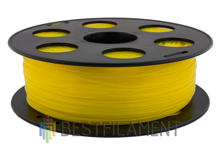 Yellow PLA Plastic Bestfilament for 3D-printers, 1 kg (1.75 mm)