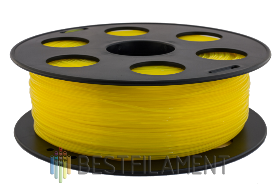 Yellow PLA Plastic Bestfilament for 3D-printers, 1 kg (1.75 mm)